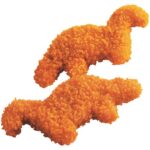 78. Dinosaur- Paneret kylling / Paniertes Huhn (Als Dinoaurier geformt)